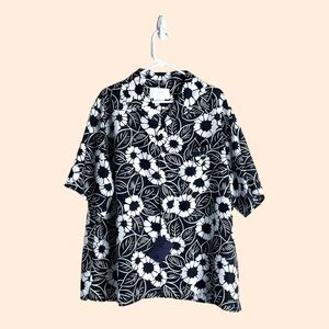Prada Printed Silk Twill Shirt
